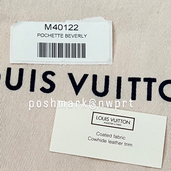 Louis Vuitton 💯 Beverly Pochette Clutch Vintage Monogram Shoulder Bag LV Logo - Picture 16 of 16